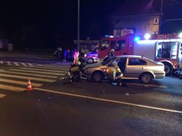 Zderzenie dwóch samochodów w centrum Opola