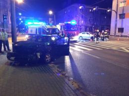 Zderzenie dwóch samochodów w centrum Opola