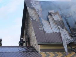 Pożar schroniska dla bezdomnych "Stajenka" pod Strzelcami Opolskimi