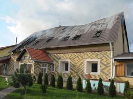 Pożar schroniska dla bezdomnych "Stajenka" pod Strzelcami Opolskimi