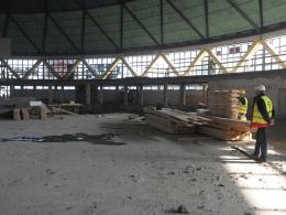 Ze starego "Okrąglaka" został tylko szkielet