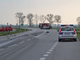 Zderzył się z ciężarówką, którą wyprzedzał