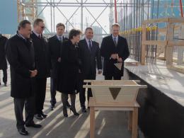 Premier Ewa Kopacz odwiedziła plac rozbudowy Elektrowni Opole