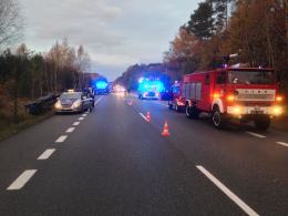 5 osób rannych po zderzeniu busa z sarną