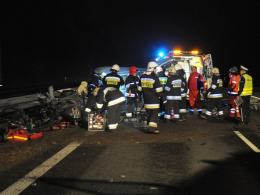 Pijany 36-latek spowodował wypadek na A4