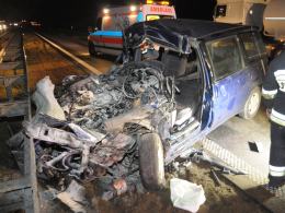Pijany 36-latek spowodował wypadek na A4