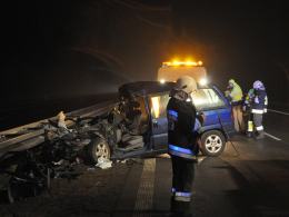 Pijany 36-latek spowodował wypadek na A4