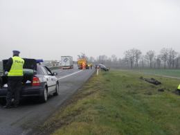 Dwa auta dachowały na autostradzie A4