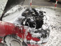 Audi zapaliło się podczas jazdy