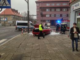 Audi zapaliło się podczas jazdy
