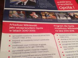 Kandydat Opole na Tak broni się wyliczając, że już jako radny był przez kilka lat zaangażowany w tą inwestycję.