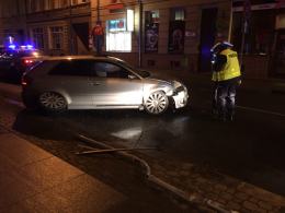 Trzy osoby ranne po wypadku w centrum Opola