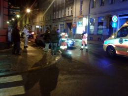 Trzy osoby ranne po wypadku w centrum Opola