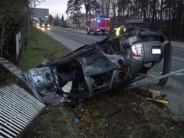 Pijany kierowca sprawcą wypadku w Jemielnicy