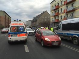 Cztery auta zderzyły się na ul. Nysy Łużyckiej