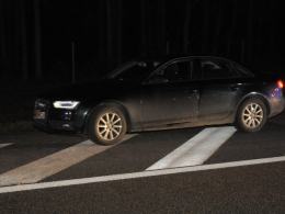 Kierowca audi potrącony na A4 przez ciężarówkę