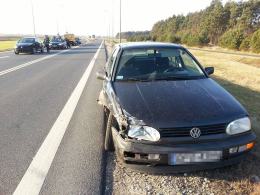 Dwa volkswageny zderzyły się na obwodnicy Opola