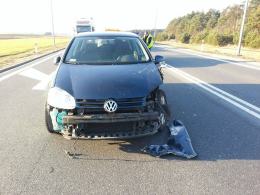Dwa volkswageny zderzyły się na obwodnicy Opola