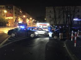 Opel i peugeot zderzyły się w centrum Opola