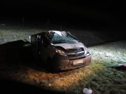 Bus dachował na autostradzie A4