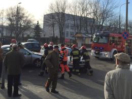 Wypadek na Chabrach. Dwie kobiety ranne.