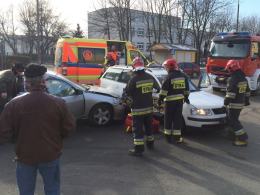 Wypadek na Chabrach. Dwie kobiety ranne.