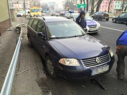 Wypadek na Placu Kazimierza, dwie osoby w szpitalu
