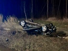 Chciał ominąć zwierzynę, wjechał do rowu i dachował