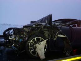 Pijany Niemiec spowodował wypadek na A4