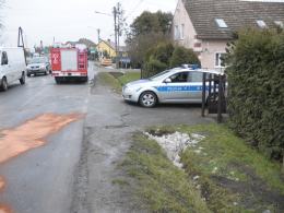 Volkswagen golf dachował w Osinach