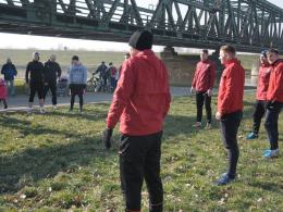 Opolanie ćwiczyli wspólnie z piłkarzami Odry