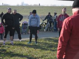 Opolanie ćwiczyli wspólnie z piłkarzami Odry