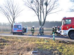 Wypadek podczas wyprzedzania na trasie Opole - Nysa