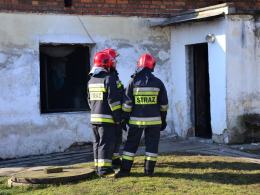 Mężczyzna ranny w pożarze domu w Mechnicach