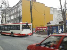 Z powodu prac budowlanych przystanek przy ul. Kołłątaja jest tymczasowo wyłączony z użytku.