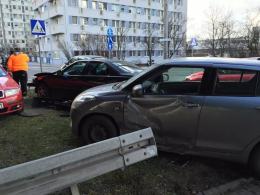 Suzuki i BMW zderzyły się na rondzie