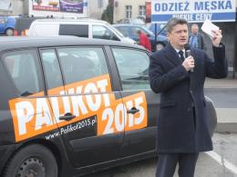 Janusz Palikot na opolskich targowiskach