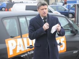 Janusz Palikot na opolskich targowiskach