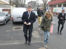 Janusz Palikot na opolskich targowiskach
