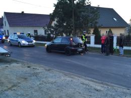 Pijany 24-latek bez uprawnień wjechał w samochód