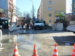 Awaria wodociągu na ul. Sądowej