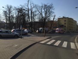 Wypadek na Zaodrzu spowodował ogromne korki