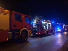 Pożar kotłowni domu jednorodzinnego w Kotorzu Małym