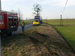 Wypadek pod Głogówkiem, kobieta została ranna