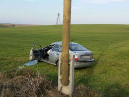 Wypadek pod Głogówkiem, kobieta została ranna