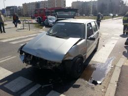 Pasażerka fiata ranna w wypadku na Alei Solidarności