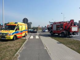 Pasażerka fiata ranna w wypadku na Alei Solidarności