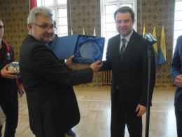Zawodnicy Gwardii odebrali gratulacje od prezydenta