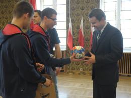 Zawodnicy Gwardii odebrali gratulacje od prezydenta