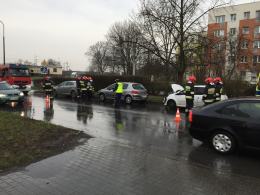 Trzy auta zderzyły się na Chabrach